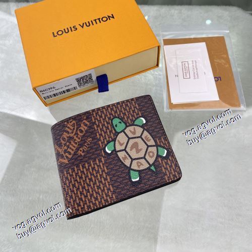 LOUIS VUITTONブランド 偽物 通販 二つ折り財布 N60396 紙幣入れ 落ち着いた感覚 ルイ ヴィトン LOUIS VUITTON 2021春夏 スマートウォレット 11.5x9x1.5cm