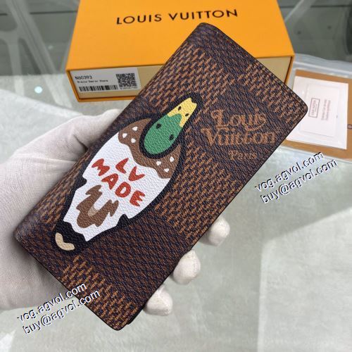 ルイ ヴィトン LOUIS VUITTON 2021春夏 10x19x2cm LOUIS VUITTONコピーブランド ファション性の高い 紙幣入れ 二つ折り財布 カラフル N60393