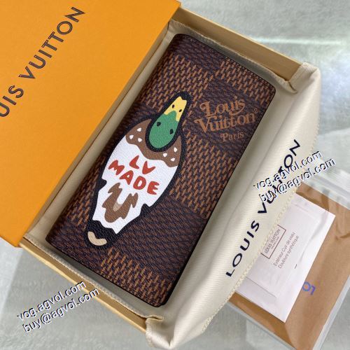 ルイ ヴィトン LOUIS VUITTON 2021春夏 10x19x2cm LOUIS VUITTONコピーブランド ファション性の高い 紙幣入れ 二つ折り財布 カラフル N60393