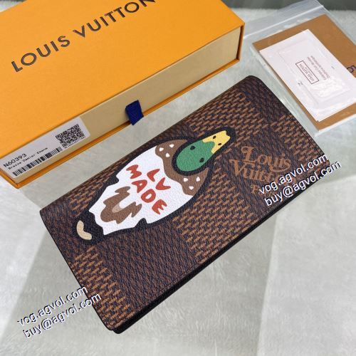 ルイ ヴィトン LOUIS VUITTON 2021春夏 10x19x2cm LOUIS VUITTONコピーブランド ファション性の高い 紙幣入れ 二つ折り財布 カラフル N60393