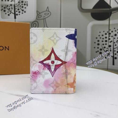 注目のアイテム LOUIS VUITTONブランド コピー 2色可選 8x11x1cm スマートウォレット カラフル ルイ ヴィトン LOUIS VUITTON 2021春夏 M80455