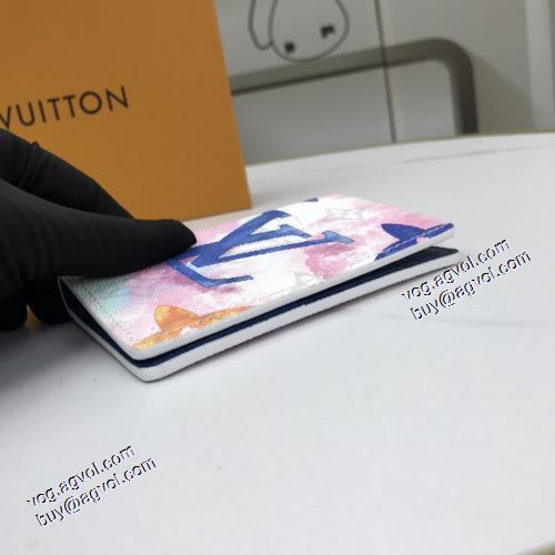 注目のアイテム LOUIS VUITTONブランド コピー 2色可選 8x11x1cm スマートウォレット カラフル ルイ ヴィトン LOUIS VUITTON 2021春夏 M80455
