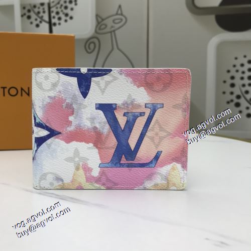 ルイ ヴィトン LOUIS VUITTON 2色可選 紙幣入れ 二つ折り財布 11.5x9x1.5cm スタイルアップ効果 LOUIS VUITTONスーパーコピー 2021春夏 M80458