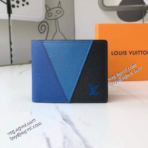 2色可選 紙幣入れ 二つ折り財布 カラフル LOUIS VUITTONブランドコピー 高級感演出 ルイ ヴィトン LOUIS VUITTON 2021春夏