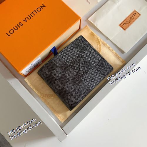 ルイ ヴィトン LOUIS VUITTON N60434 2021春夏 二つ折り財布 爆買いセール スマートウォレット 完売品！LOUIS VUITTONブランドスーパーコピー  Multiple財布 11.5x9x1.5cm