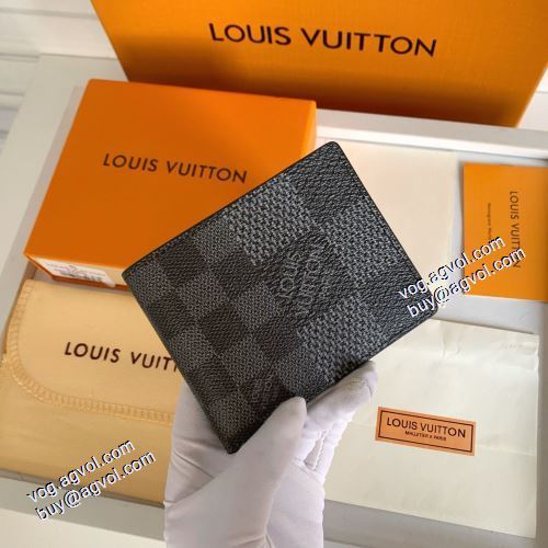 ルイ ヴィトン LOUIS VUITTON N60434 2021春夏 二つ折り財布 爆買いセール スマートウォレット 完売品！LOUIS VUITTONブランドスーパーコピー  Multiple財布 11.5x9x1.5cm