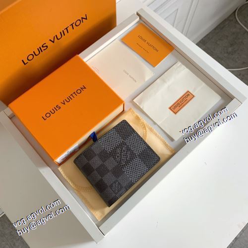 ルイ ヴィトン LOUIS VUITTON N60434 2021春夏 二つ折り財布 爆買いセール スマートウォレット 完売品！LOUIS VUITTONブランドスーパーコピー  Multiple財布 11.5x9x1.5cm