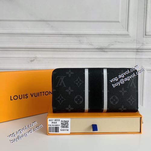 2021春夏 首胸ロゴ LOUIS VUITTONスーパーコピー 激安 ルイ ヴィトン LOUIS VUITTON 長財布 チェーンウオレット 19x11cm コードバン財布 M60017 POCHETTE VOYAGE財布