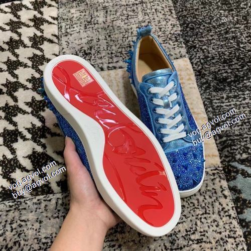 2021秋冬 すべり防止 クリスチャンルブタン Christian Louboutinコピー 上品に着こなせ フラットシューズ