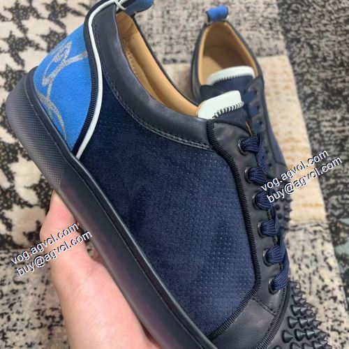 2021秋冬 シックスタイルに活躍 カジュアルシューズ クリスチャンルブタンブランド コピー スタッズ Christian Louboutinブランドコピー フラットシューズ
