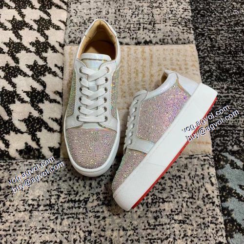 フラットシューズ 2021秋冬 ショートパンツ 確定となる上品 クリスチャンルブタンコピー Christian Louboutinコピー ブランド 厚底