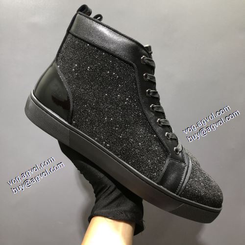 2021秋冬 高級感漂わせる クリスチャンルブタン Christian Louboutinコピーブランド ハイトップシューズ オリジナル