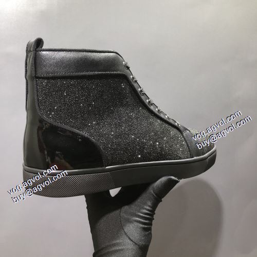 2021秋冬 高級感漂わせる クリスチャンルブタン Christian Louboutinコピーブランド ハイトップシューズ オリジナル