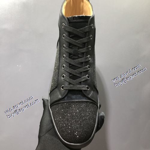 2021秋冬 高級感漂わせる クリスチャンルブタン Christian Louboutinコピーブランド ハイトップシューズ オリジナル