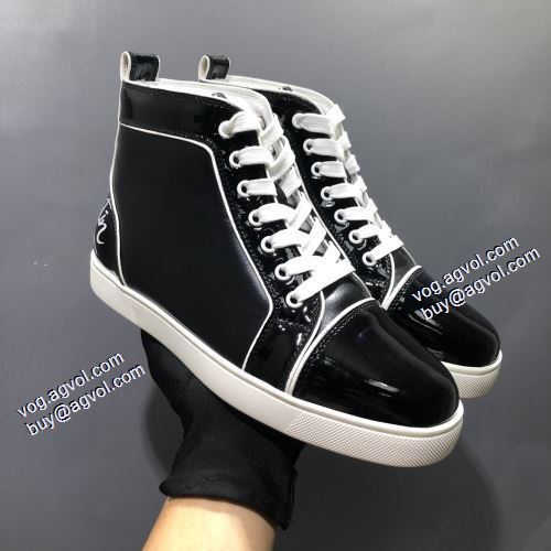 ハイトップシューズ 2021秋冬 クリスチャンルブタン偽物ブランド Christian Louboutin 優美なお出かけスタイル 足馴染みのいい