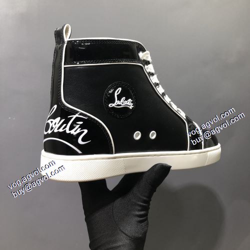 ハイトップシューズ 2021秋冬 クリスチャンルブタン偽物ブランド Christian Louboutin 優美なお出かけスタイル 足馴染みのいい
