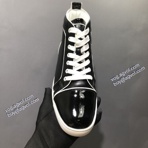 ハイトップシューズ 2021秋冬 クリスチャンルブタン偽物ブランド Christian Louboutin 優美なお出かけスタイル 足馴染みのいい
