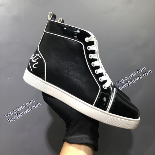 ハイトップシューズ 2021秋冬 クリスチャンルブタン偽物ブランド Christian Louboutin 優美なお出かけスタイル 足馴染みのいい