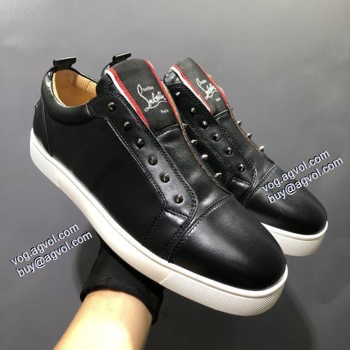 2021秋冬 クリスチャンルブタン秋のお出かけに最適  Christian Louboutinブランドコピー カジュアルシューズ フルグレインレザー