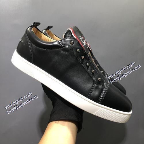 2021秋冬 クリスチャンルブタン秋のお出かけに最適  Christian Louboutinブランドコピー カジュアルシューズ フルグレインレザー
