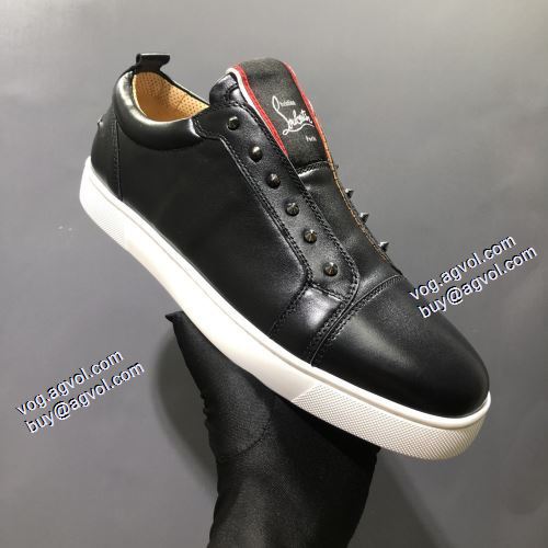 2021秋冬 クリスチャンルブタン秋のお出かけに最適  Christian Louboutinブランドコピー カジュアルシューズ フルグレインレザー