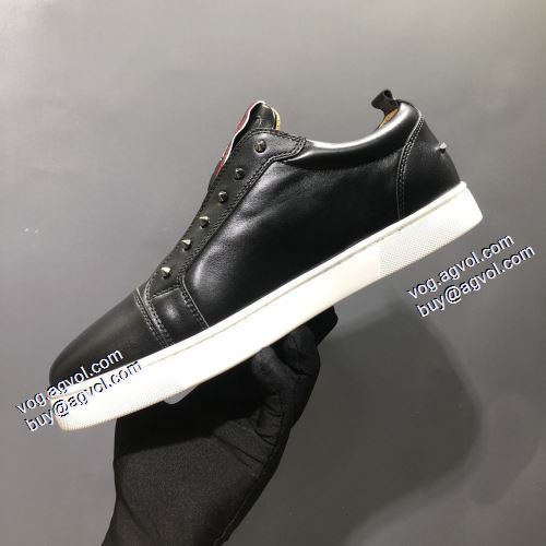 2021秋冬 クリスチャンルブタン秋のお出かけに最適  Christian Louboutinブランドコピー カジュアルシューズ フルグレインレザー