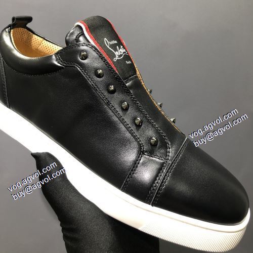 2021秋冬 クリスチャンルブタン秋のお出かけに最適  Christian Louboutinブランドコピー カジュアルシューズ フルグレインレザー