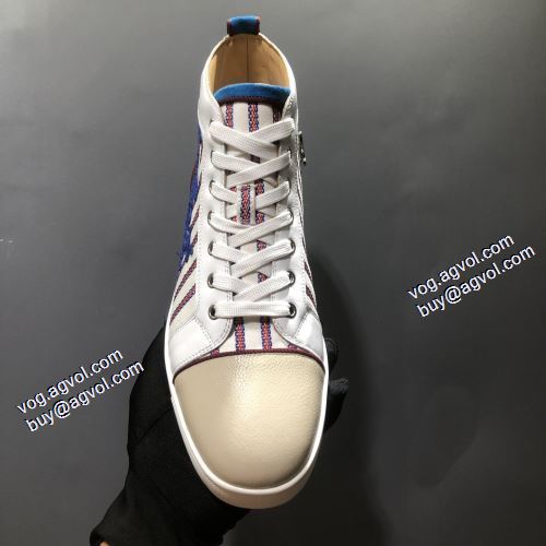 2021秋冬 ランキング1位 クリスチャンルブタンコピーブランド ハイトップシューズ Christian Louboutin これからの季節の足元のアクセント