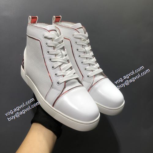 2021秋冬 売れ筋のいい クリスチャンルブタンスーパーコピー Christian Louboutin ハイトップシューズ 流行を超えた定番シューズ