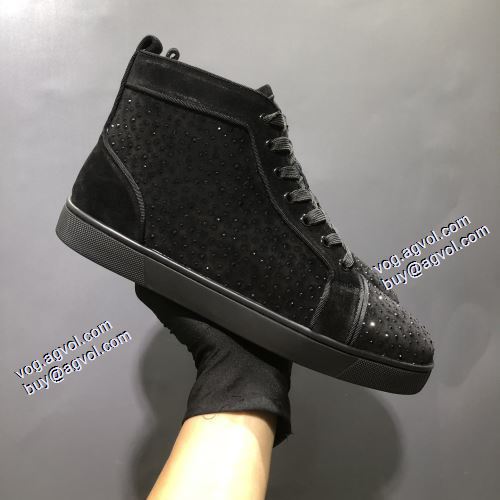 超限定即完売 2021秋冬 クリスチャンルブタンスーパーコピー 激安 Christian Louboutin ハイトップシューズ 軽い履き心地