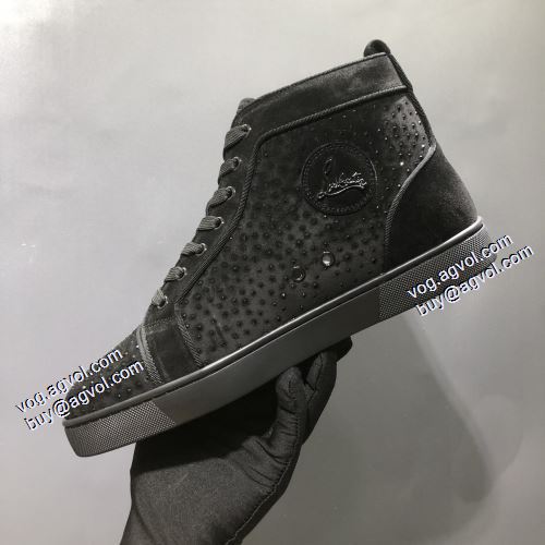 超限定即完売 2021秋冬 クリスチャンルブタンスーパーコピー 激安 Christian Louboutin ハイトップシューズ 軽い履き心地