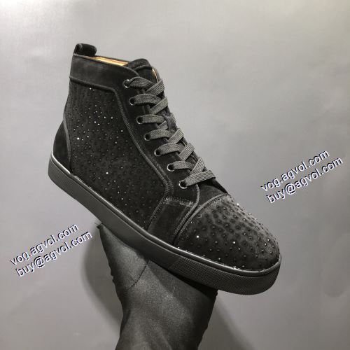 超限定即完売 2021秋冬 クリスチャンルブタンスーパーコピー 激安 Christian Louboutin ハイトップシューズ 軽い履き心地