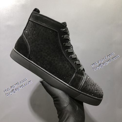 超限定即完売 2021秋冬 クリスチャンルブタンスーパーコピー 激安 Christian Louboutin ハイトップシューズ 軽い履き心地