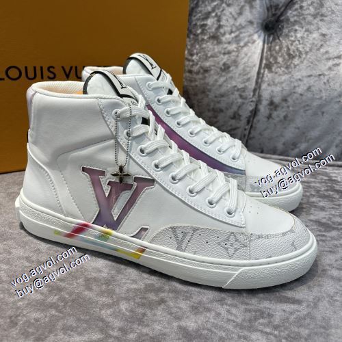 2021秋冬 ルイ ヴィトン LOUIS VUITTON ハイトップシューズ 2色可選 防水機能に優れ 豊富なサイズ ルイ ヴィトンブランド 偽物 通販