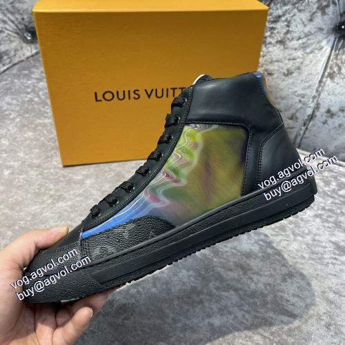 2021秋冬 ルイ ヴィトン LOUIS VUITTON ハイトップシューズ 2色可選 防水機能に優れ 豊富なサイズ ルイ ヴィトンブランド 偽物 通販