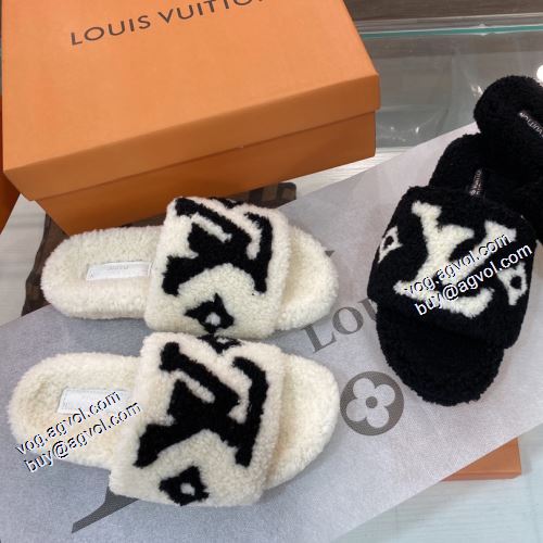 ルイ ヴィトン偽物ブランド 2色可選 スリッパ ポップ 高品質 人気 2021秋冬 ルイ ヴィトン LOUIS VUITTON