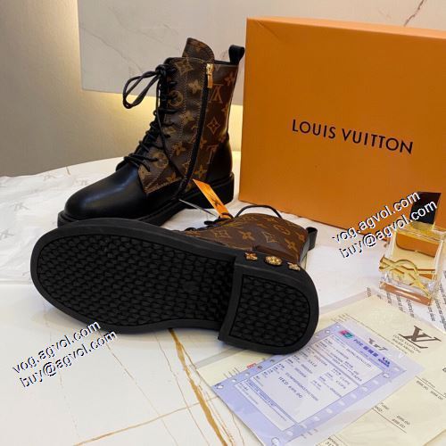超目玉 ショートブーツ コンフォート ルイ ヴィトンスーパーコピー 2021秋冬 ルイ ヴィトン LOUIS VUITTON