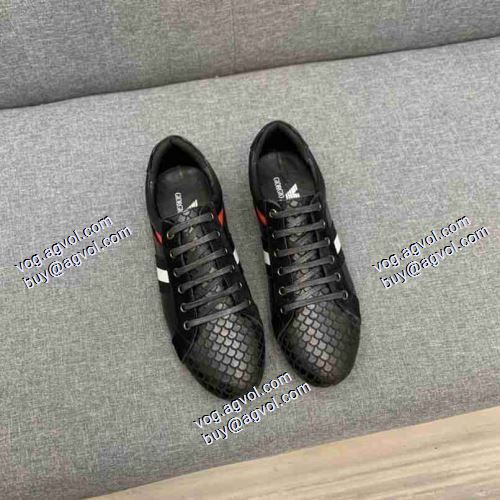 アルマーニ ARMANI 2色可選 先行販売 カジュアルシューズ 2021春夏 ARMANI偽物ブランド 