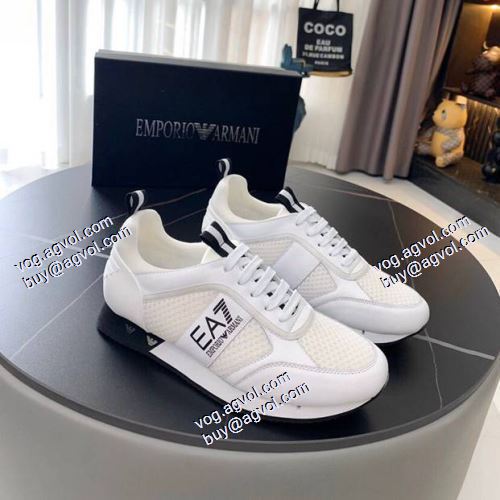 2021春夏 高品質 人気 3色可選 アルマーニ ARMANI カジュアルシューズ  ARMANIブランド 偽物 通販 