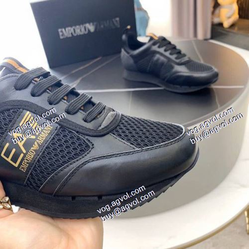 2021春夏 高品質 人気 3色可選 アルマーニ ARMANI カジュアルシューズ  ARMANIブランド 偽物 通販 