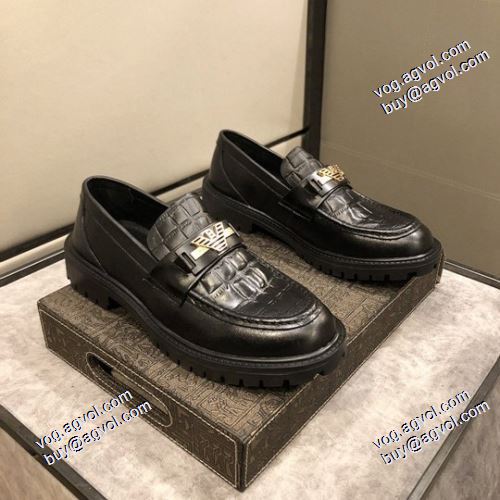 2021春夏 革靴最安値に挑戦 アルマーニ ARMANI ビジネスシューズ 履き心地のいい フィリッププレインブランド コピー