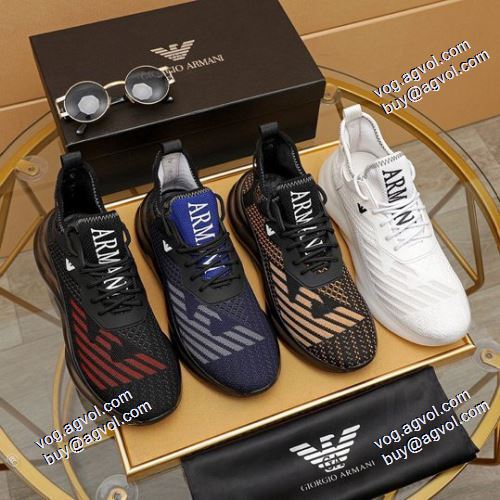 フィリッププレインコピー 先行販売 2021春夏 3色可選 ジョギング アルマーニ ARMANI ランニングシューズ