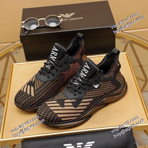 フィリッププレインコピー 先行販売 2021春夏 3色可選 ジョギング アルマーニ ARMANI ランニングシューズ
