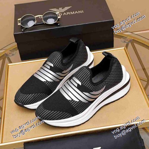フィリッププレインコピー ファッション 人気 2021春夏 クッション加工 アルマーニ ARMANI ランニングシューズ 3色可選 厚底 フィリッププレインコピー ブランド