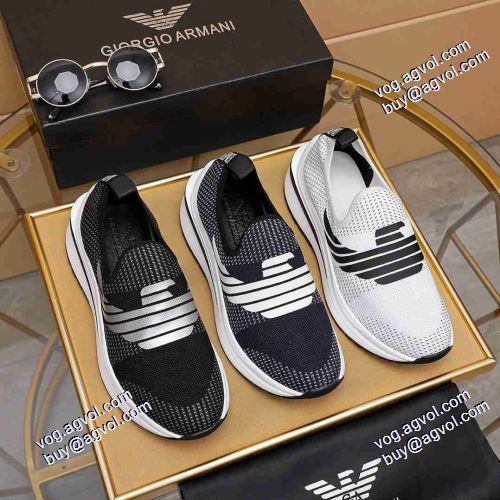 フィリッププレインコピー ファッション 人気 2021春夏 クッション加工 アルマーニ ARMANI ランニングシューズ 3色可選 厚底 フィリッププレインコピー ブランド