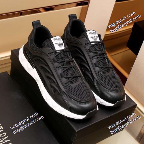 2色可選 2021春夏 コスパ最高のプライス オリジナル アルマーニ ARMANI フィリッププレインブランド 偽物 通販 ランニングシューズ フラットシューズ 軽い履き心地