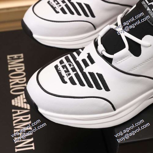 ランニングシューズ 2021春夏 3色可選 アルマーニ ARMANI フィリッププレインコピー ナチュラルな素材感 長く愛用できる 歩きやすい　疲れない　痛くない
