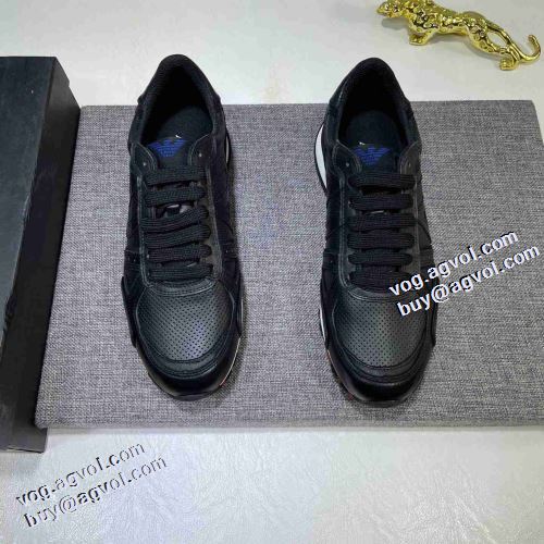 アルマーニ ARMANI 滑りにくい 履き心地のいい アルマーニブランド 偽物 通販 2021秋冬 今買い◎得 カジュアルシューズ コスパ最高のプライス 汚れも目立ちにくい