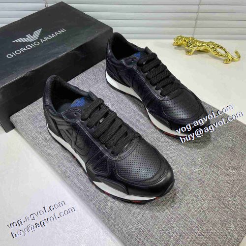 アルマーニ ARMANI 滑りにくい 履き心地のいい アルマーニブランド 偽物 通販 2021秋冬 今買い◎得 カジュアルシューズ コスパ最高のプライス 汚れも目立ちにくい