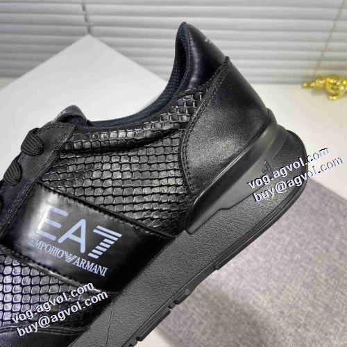 ランニングシューズ アルマーニ ARMANI 大好評 アルマーニコピー 2021秋冬 汚れも目立ちにくい クッション加工 ロードジョグ 優しい履き心地 リゾートスタイル 高機能防滑ソール